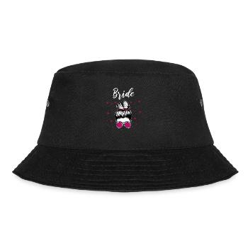 Braut Junggesellinnenabschied - Bucket Hat - Schwarz - Vorne - Lela (165cm)