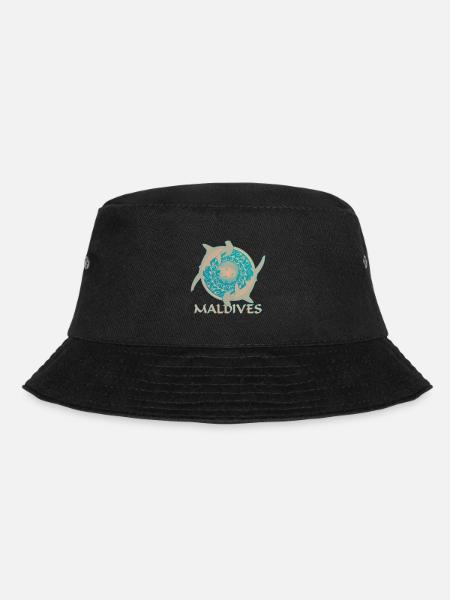 Malediven Hammerhaie - Bucket Hat - Schwarz