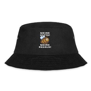 Dicke Hummel Hummelhüfte - Bucket Hat - Schwarz - Vorne - Lela (165cm)