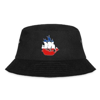 Schleswig-Holstein Boot - Bucket Hat - Schwarz - Vorne - Lela (165cm)