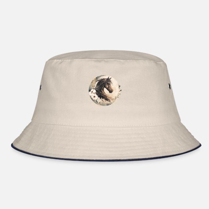 Pferd Boho Bucket Hat