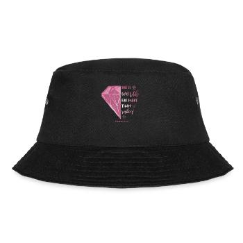 Christlich Religiöses Motiv - Bucket Hat - Schwarz - Vorne - Lela (165cm)
