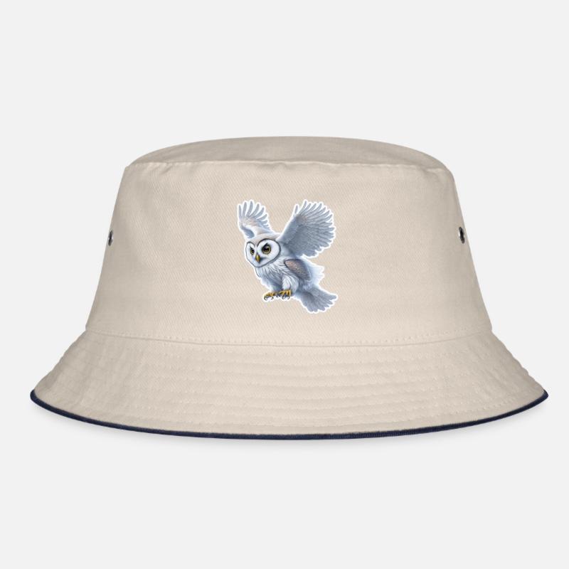 Eulenflug Sticker Bucket Hat