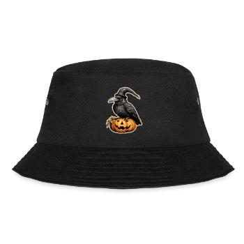 Halloween Rabe 3 - Bucket Hat - Schwarz - Vorne - Lela (165cm)