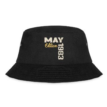 May 1983 Birthday May 1983 Gift May 1983 May - Bucket Hat - black - Front - Lela (165cm)