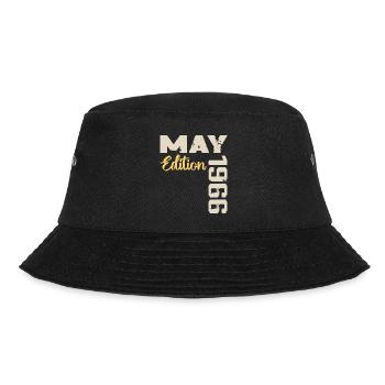 May 1966 Birthday May 1966 Gift May 1966 May - Bucket Hat - black - Front - Lela (165cm)