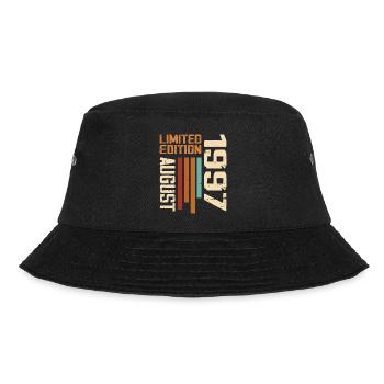August 1997 Geburtstagsgeschenk August 1997 August - Bucket Hat - Schwarz - Vorne - Lela (165cm)