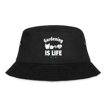 Gardening is life - Bucket Hat - black - Front - Lela (165cm)