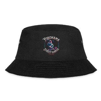 Yokohama Street Surfer - Skate like a Samurai - Bucket Hat - Schwarz - Vorne - Lela (165cm)