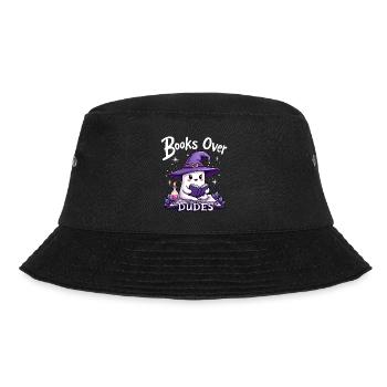Ghost Woman Loves Reading Halloween - Bucket Hat - black - Front - Lela (165cm)