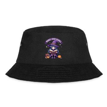 Humor Girl Loves to Read Halloween Woman - Bucket Hat - black - Front - Lela (165cm)