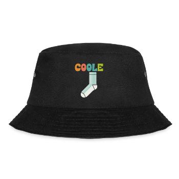 Cool sock - fun motivational design - Bucket Hat - black - Front - Lela (165cm)