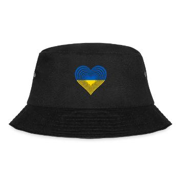 Ukraine - Bucket Hat - Schwarz - Vorne - Lela (165cm)