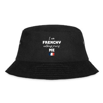 French humor nothing scares me - Bucket Hat - black - Front - Lela (165cm)