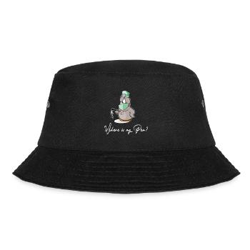 krankenschwester nurse pflege wo ist der stift op - Bucket Hat - Schwarz - Vorne - Lela (165cm)