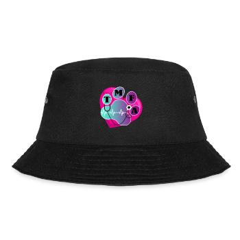 tmfa legend animal veterinary practice heart for paw - Bucket Hat - black - Front - Lela (165cm)