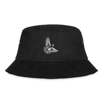 Élégante colombe vintage volante - Bob - noir - Devant - Lela (165cm)