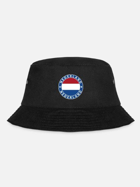 Nederland - Bucket Hat - Schwarz