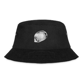 Vintage Angelfish - Bucket Hat - black - Front - Lela (165cm)