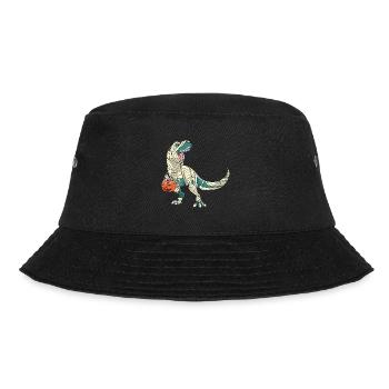 Halloween Dinosaur Pumpkin - Bucket Hat - black - Front - Lela (165cm)