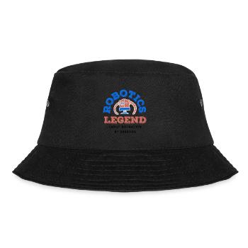 Robotics Legend Roboteringenieur Techniker - Bucket Hat - Schwarz - Vorne - Lela (165cm)