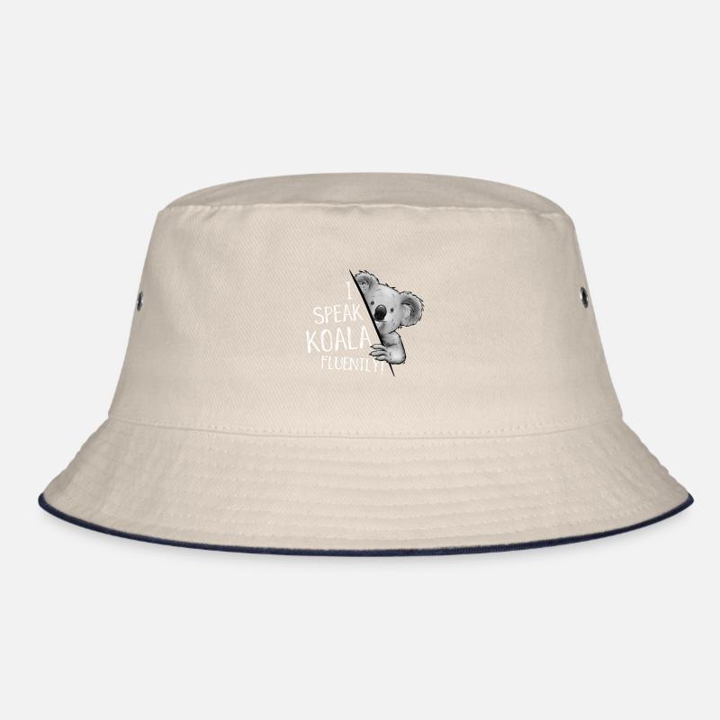 Ich spreche fließend Koala! Beuteletier Fun Bucket Hat