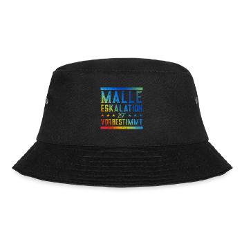 Malle Eskalation - Bucket Hat - Schwarz - Vorne - Lela (165cm)