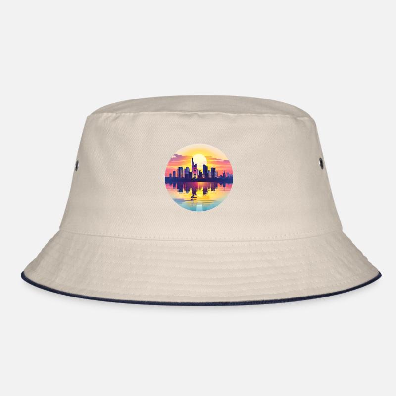 Frankfurt Skyline Bucket Hat