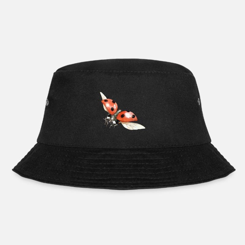Marienkäfer - Bucket Hat - Schwarz