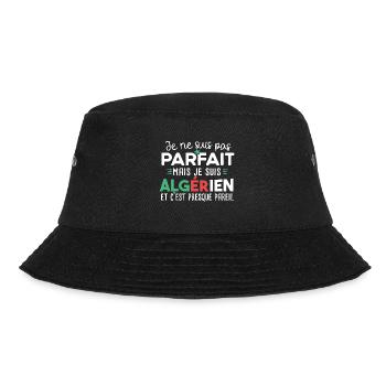 Algérien homme fier. Algérie. Cadeau t-shirt pays - Bob - noir - Devant - Lela (165cm)