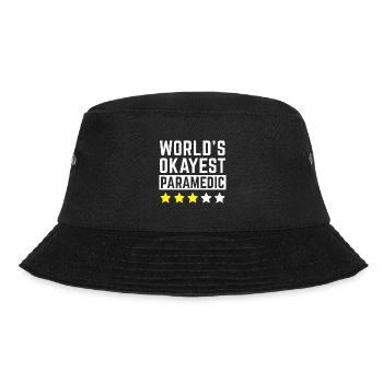 Welt Okayest Sanitäter - Bucket Hat - Schwarz - Vorne - Lela (165cm)