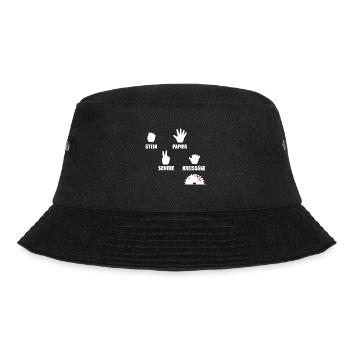 Kreissäge Zimmerer Handwerker Heimwerker Spruch - Bucket Hat - Schwarz - Vorne - Lela (165cm)