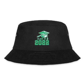 Abi 2022 Schule Abschluss Studium Class of 22 - Bucket Hat - Schwarz - Vorne - Lela (165cm)