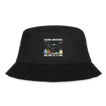 Diving Adventure Divers Sea Ocean - Bucket Hat - black - Front - Lela (165cm)