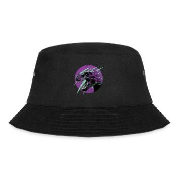 Dinosaurier Tyrannosaurus Rex Kratzer Design - Bucket Hat - Schwarz - Vorne - Lela (165cm)