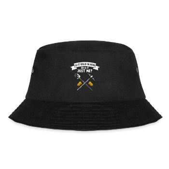 Gold Digger Gold Panning Gold Mining Designs - Bucket Hat - black - Front - Lela (165cm)