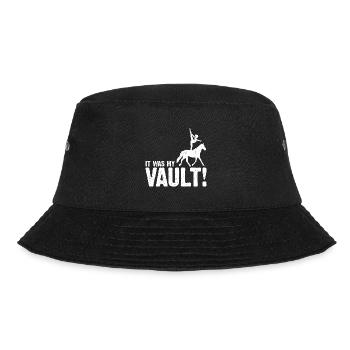 Voltigieren Design und Voltigieren Pferde Designs - Bucket Hat - Schwarz - Vorne - Lela (165cm)