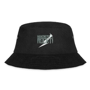 Handwerk rockt - Bucket Hat - Schwarz - Vorne - Lela (165cm)