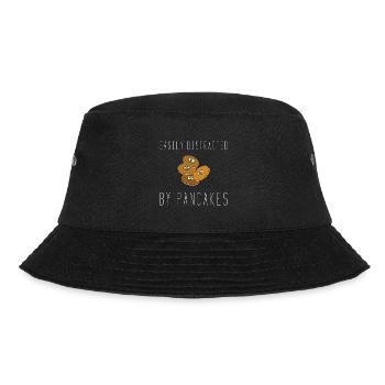 Pancakes Berlin Waffles Breakfast Gift - Bucket Hat - black - Front - Lela (165cm)