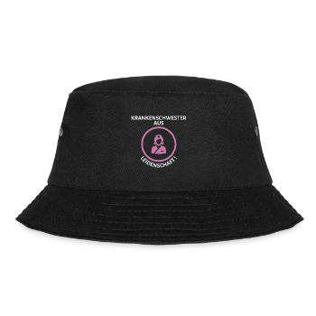 Leidenschaftliche Krankenschwester - Bucket Hat - Schwarz - Vorne - Lela (165cm)