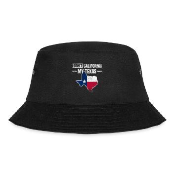 Protect my Texas Kartendesign für stolze Texaner - Bucket Hat - Schwarz - Vorne - Lela (165cm)