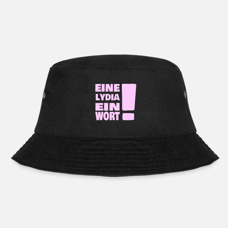 Spruch Vorname Lydia - Bucket Hat - Schwarz