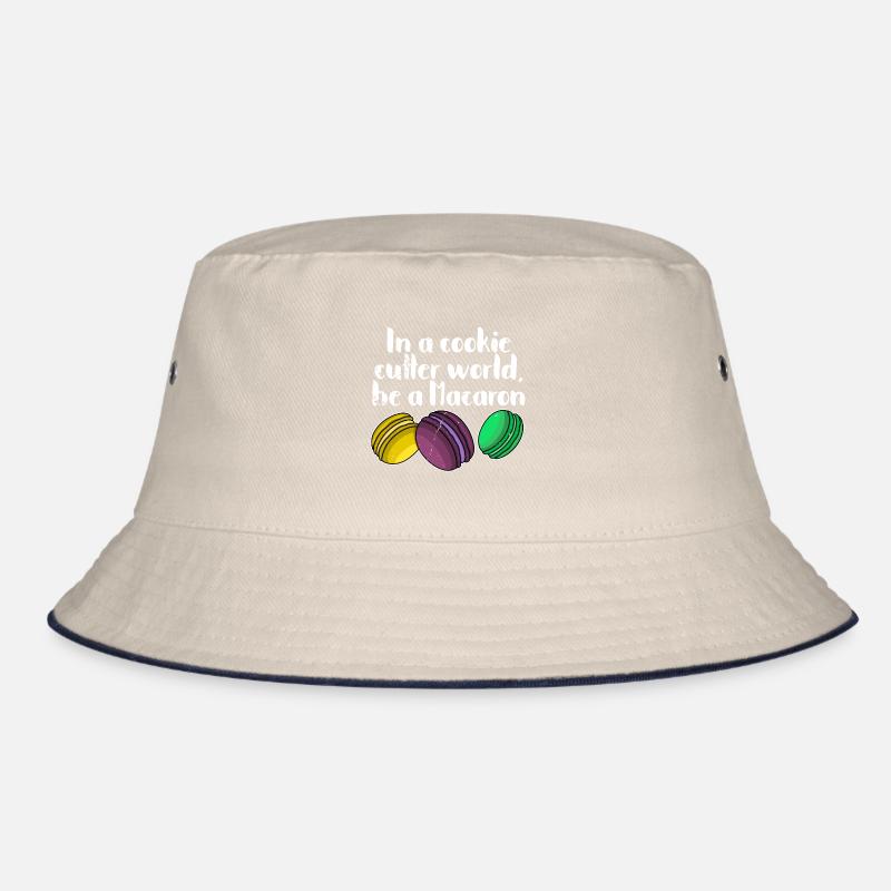 Markonen Hobbybäcker Italien Dessert Spruch Bucket Hat
