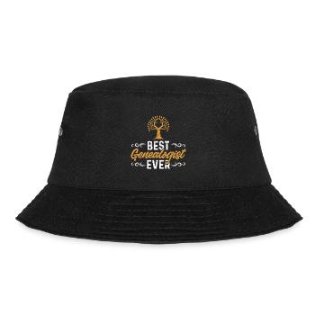 Genealogy Genealogy Genealogist - Bucket Hat - black - Front - Lela (165cm)