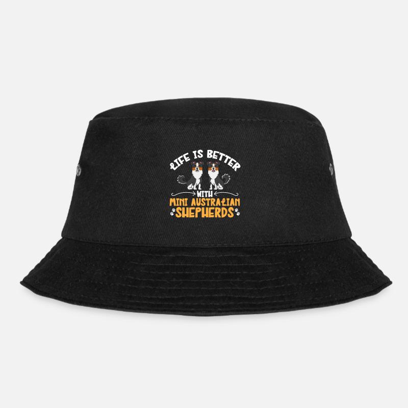 Miniature Australian Shepherd - Bucket Hat - Schwarz