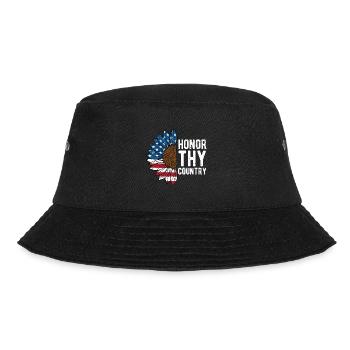 Honor Thy Country American Independence USA - Bucket Hat - black - Front - Lela (165cm)