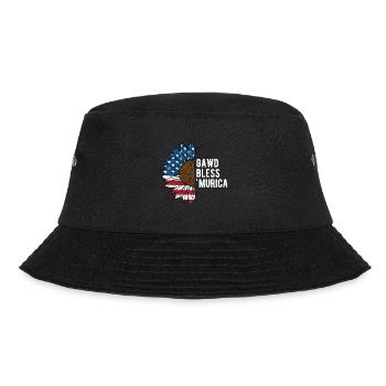 Gawd Bless Murica 4th of July Memes Fourth of - Bucket Hat - black - Front - Lela (165cm)