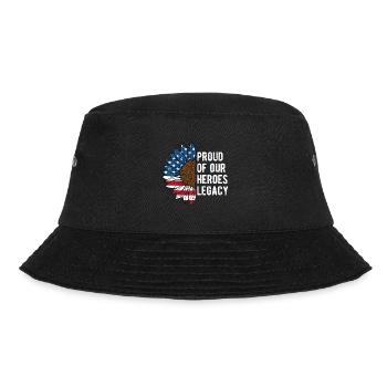 Proud of Our Heroes Legacy American Veterans Day - Bucket Hat - black - Front - Lela (165cm)