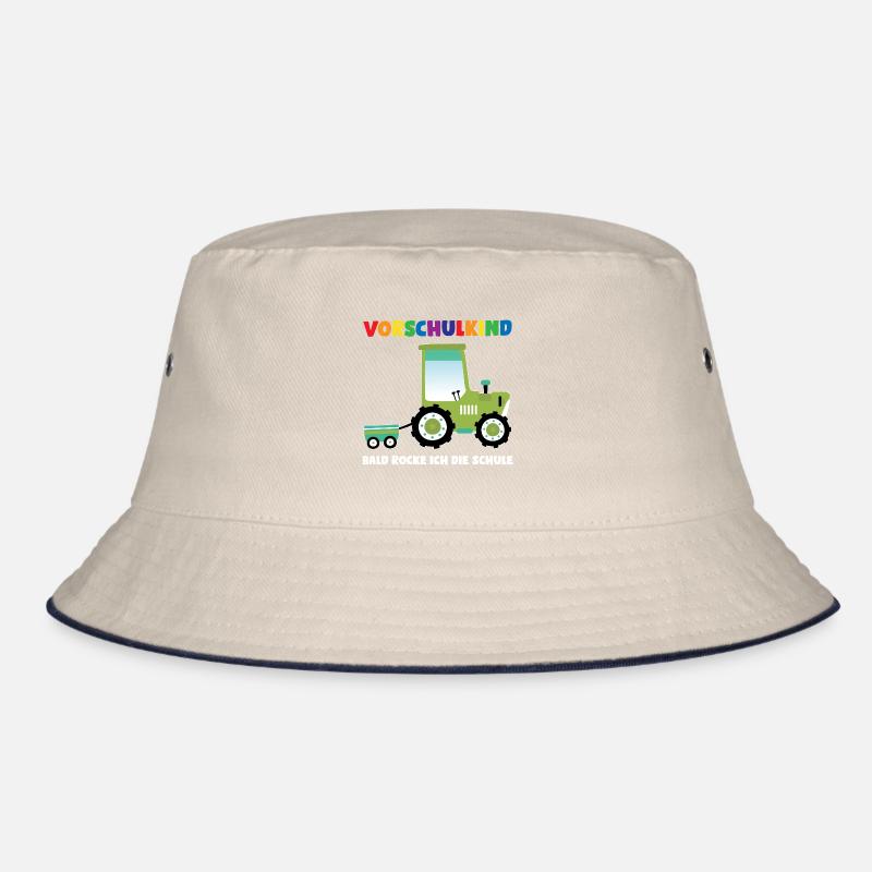 Vorschulkind Traktor Vorschulkinder Geschenk Bucket Hat
