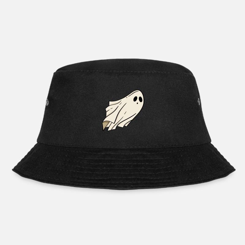 Geist Halloween - Bucket Hat - Schwarz